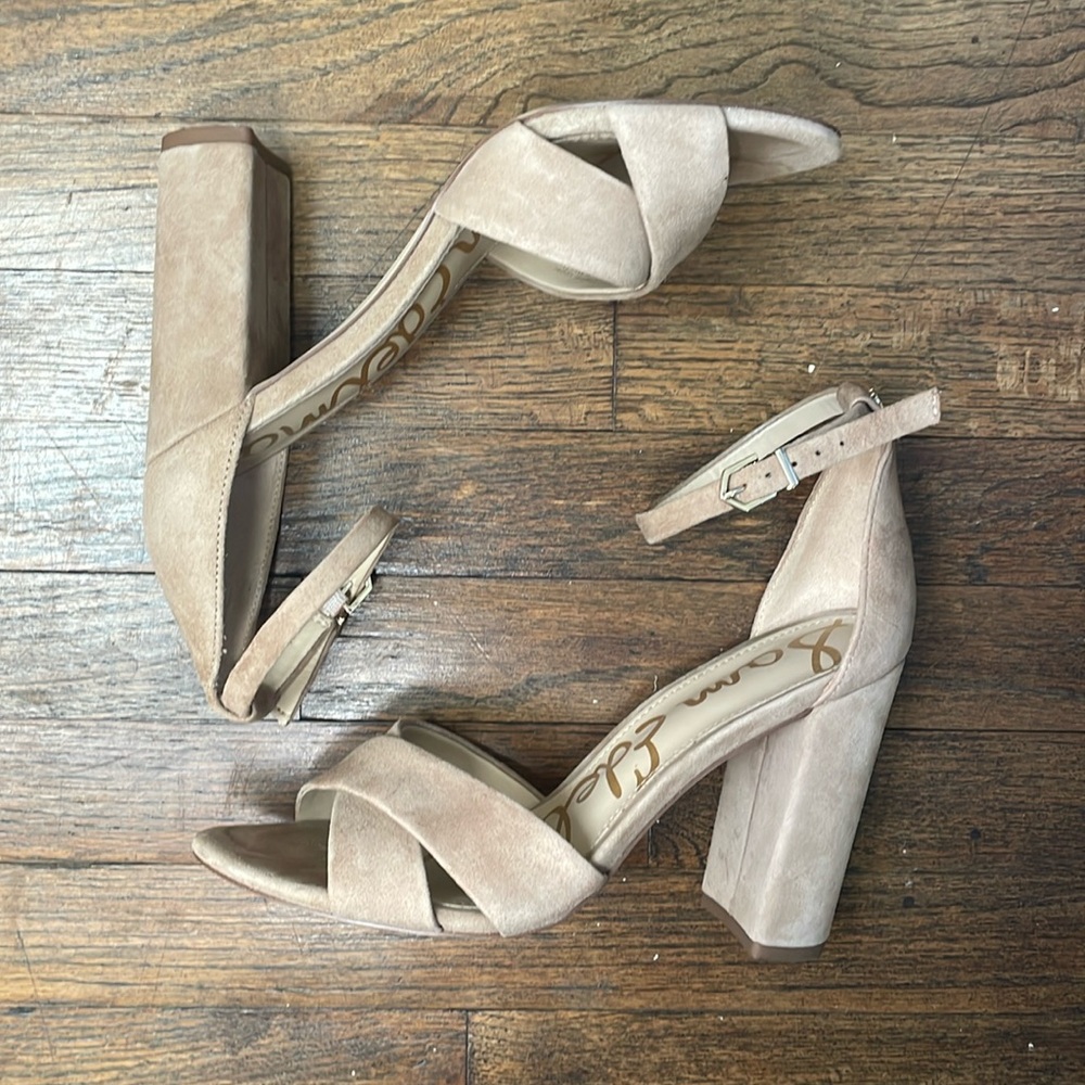 Sam Edelman Yancy Suede Block Heel 👡